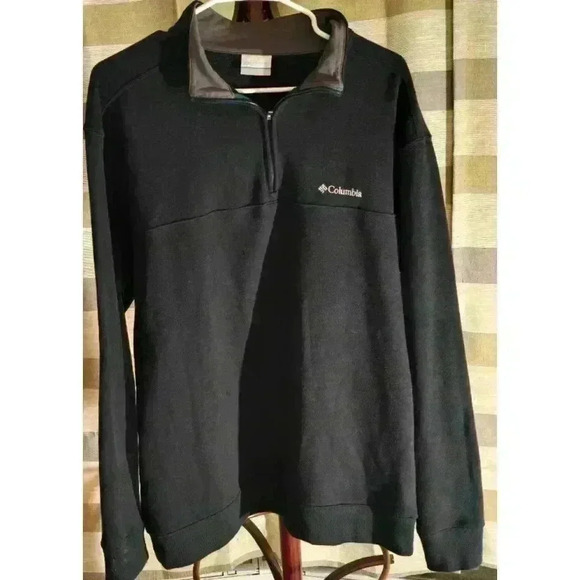 Men's Columbia Black Sweatshirt Size L‎ - Picture 1 of 7